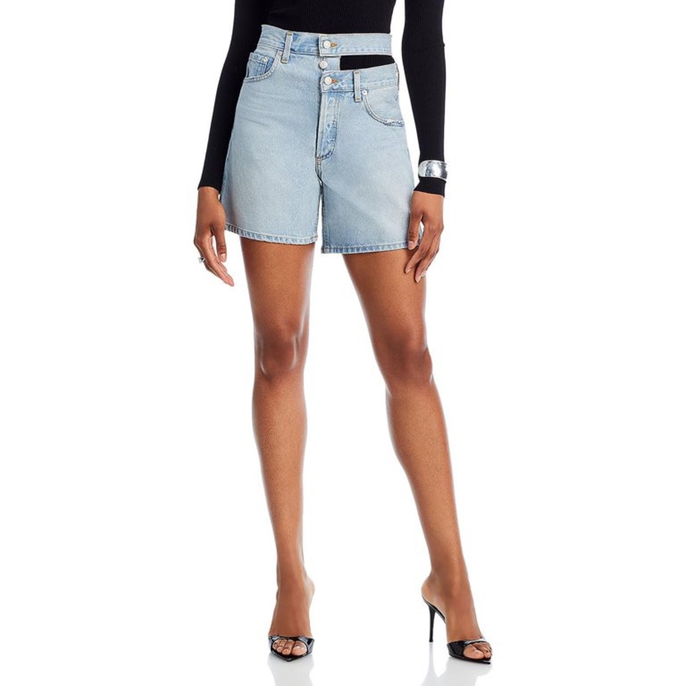 Agolde Broken Waistband Short In Attempt Size 28